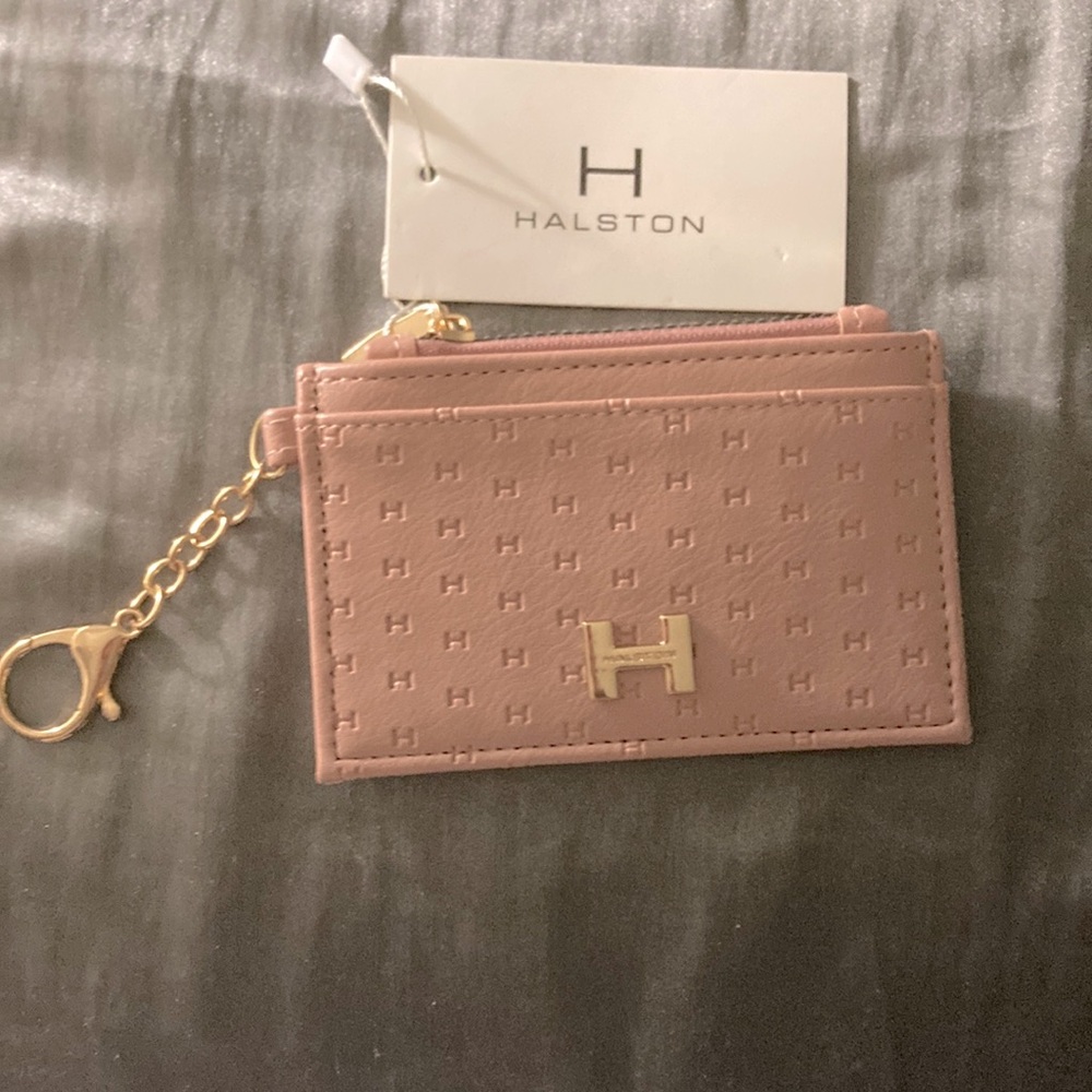 Halston Heritage Pink Card Holder